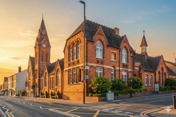 Harborne High Street context image supporting Lapworth Architects work on tricky infill sites.